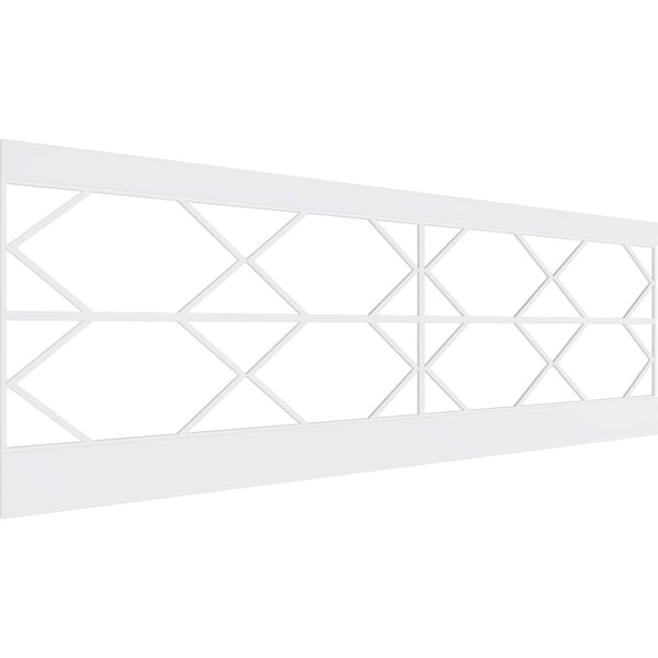 Ekena Millwork 32"H x 94 1/2"W Fraser PVC Wainscot Paneling Kit WPK32X94FSR - main